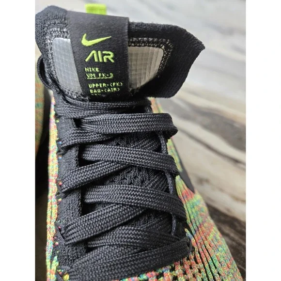 Nike Air VaporMax Flyknit 3 Multi-Color Running Athletic Gym Training Size 9.5